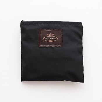 TOCCA トッカ　バッグ　エコバッグ 手提げ　リボン　ブラック　黒 TOCCA エコバッグ BICOLOR RIBBON ECOBAG : ZOZOTOWN Yahoo!店